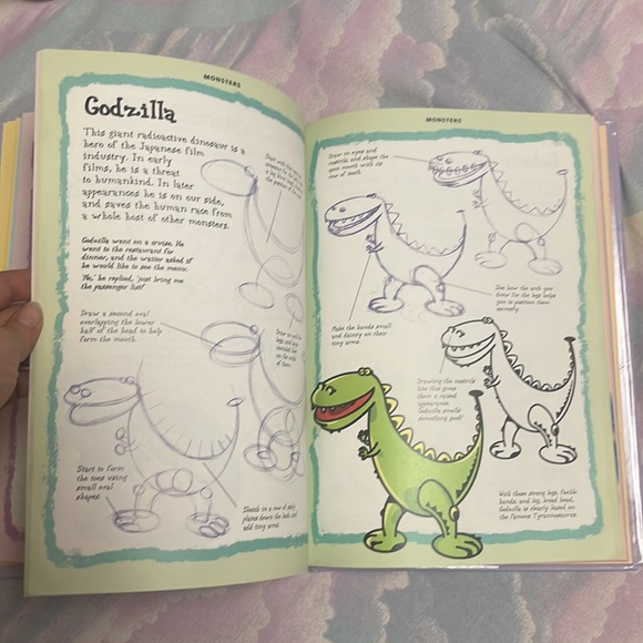 I Can Draw Cartoons hardcover book step-by-step introduction to drawing cartoons - Picture 14 of 17